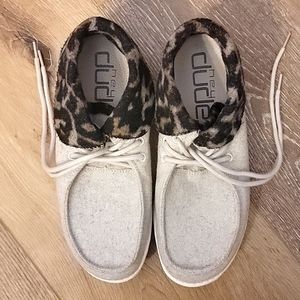 Hey Dude BRITT Cream Cheetah print Shoes